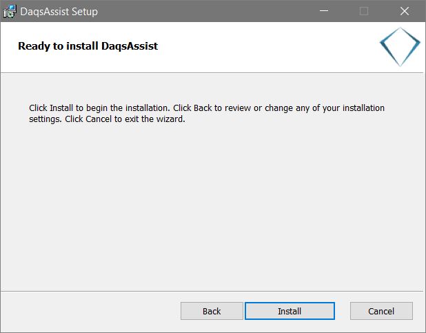 DAQS Assist plugin installer